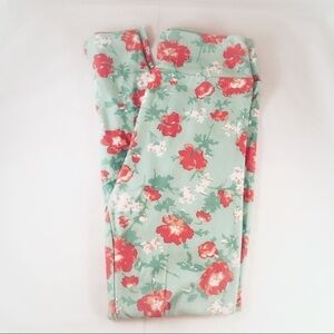 EUC Floral LuLaRoe Leggings- One Size